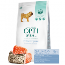 OPTIMEAL™ Hypoalergénne, pre dospelých psov stredných a veľkých plemien – losos Na váhu 100g (4423*)